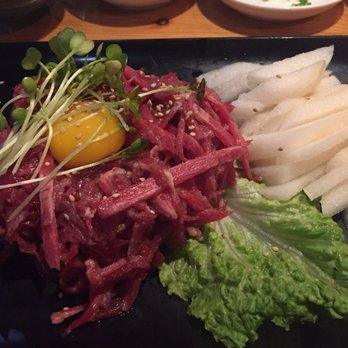 Hancook - Beef tartare - Korean Near Me - Oakland, California Hancook - Beef tartare - Korean Near Me - Oakland, California