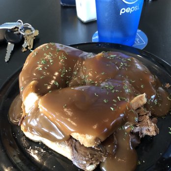 The Dock Bar & Grill - Hot beef sandwich - American Near Me - Council Bluffs, Iowa