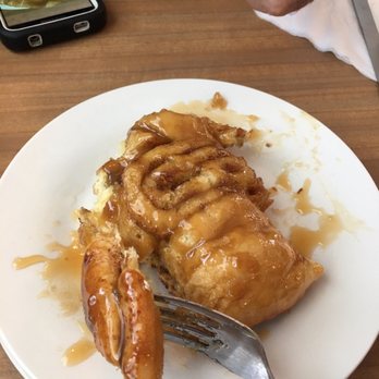 Lake Holcombe Cafe - By far best caramel cinnamon roll ever!! - Breakfast & Brunch Near Me - Holcombe, Wisconsin