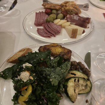 M Grill - Side dishes from the salad bar. The green salad is delicious and refreshing - Brazilian Near Me - Los Angeles, California