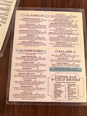 Menu photo 4 Tres Colores Santa Fe, NM Menu photo 4 Tres Colores Santa Fe, NM