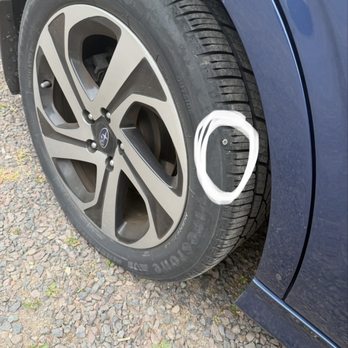 D & M Automotive - Screw in passenger rear tire. - Auto Repair Near Me - Ashland, Wisconsin D & M Automotive - Screw in passenger rear tire. - Auto Repair Near Me - Ashland, Wisconsin