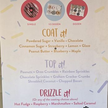 Duck Donuts - Menu - Donuts Near Me - Duck, North Carolina Duck Donuts - Menu - Donuts Near Me - Duck, North Carolina