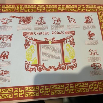 Peking Mandarin - Classic Chinese zodiac is a sign of a legit Chinese takeout spot lol - Chinese Near Me - Chicago, Illinois
