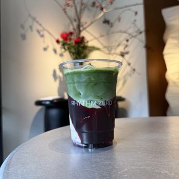 Rhythm Zero - Blueberry Pie Matcha - Coffee & Tea Near Me - New York, New York Rhythm Zero - Blueberry Pie Matcha - Coffee & Tea Near Me - New York, New York