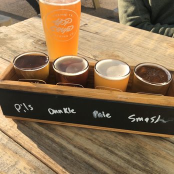 Hopsquad Brewing - Flight - Breweries Near Me - Austin, Texas