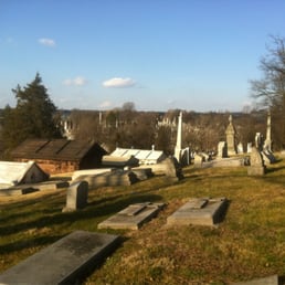 View across the cemetery.