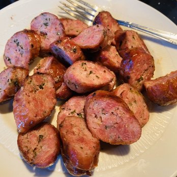 @La's, a Hmong Food Cart - Sausage!! We also bought frozen and grilled at home. - Asian Fusion Near Me - Aloha, Oregon