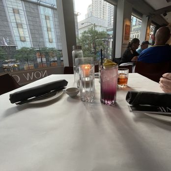 The Evie - Lavender lemonade and old fashioned - American Near Me - Chicago, Illinois The Evie - Lavender lemonade and old fashioned - American Near Me - Chicago, Illinois