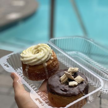 Five Daughters Bakery - two pastries in a plastic container - Donuts Near Me - Nashville, Tennessee Five Daughters Bakery - two pastries in a plastic container - Donuts Near Me - Nashville, Tennessee