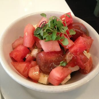 Sweetsalt - Watermelon tomato half salad. - Sandwiches Near Me - Toluca Lake, California