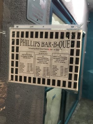 Menu photo 4 Phillips Bar B Que Inglewood, CA Menu photo 4 Phillips Bar B Que Inglewood, CA
