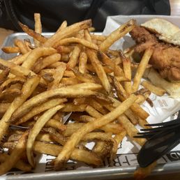 Slider and small fries Slider and small fries