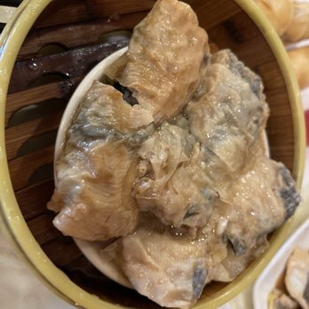 Golden Sun Palace - S08 / Steamed Bean Curd Skin Roll with Pork & Shrimp - Dim Sum Near Me - Milpitas, California