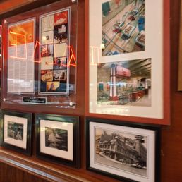 Junior's sample of wall memorabilia