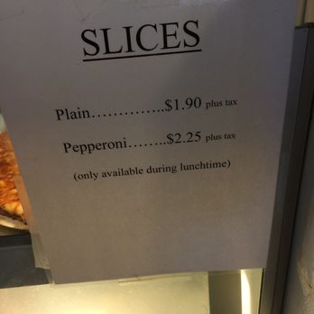 New London Style Pizza - Pizza by the slice. The sign says lunch only but still available at 6 pm. Late lunch? - Pizza Near Me - Acton, Massachusetts New London Style Pizza - Pizza by the slice. The sign says lunch only but still available at 6 pm. Late lunch? - Pizza Near Me - Acton, Massachusetts