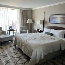 Magnolia Hotel & Spa - Fancy bed, comfy chairs!