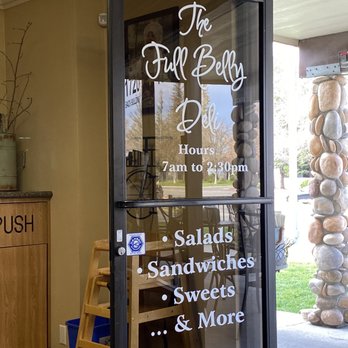 The Full Belly Deli - Front door hours. - Delis Near Me - Paso Robles, California The Full Belly Deli - Front door hours. - Delis Near Me - Paso Robles, California