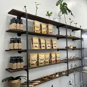 Laith's Mediterranean - a shelf of coffee beans - Mediterranean Near Me - Carson, California Laith's Mediterranean - a shelf of coffee beans - Mediterranean Near Me - Carson, California