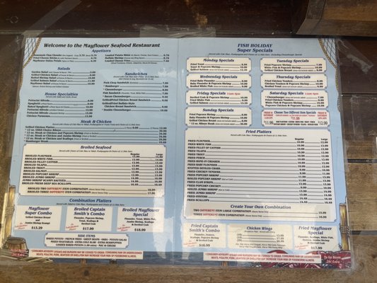 Menu photo 2 Mayflower Seafood Restaurant Winston Salem, NC Menu photo 2 Mayflower Seafood Restaurant Winston Salem, NC