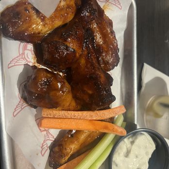 Taco Mac - Habanero BBQ oven roasted wings - American Near Me - McDonough, Georgia Taco Mac - Habanero BBQ oven roasted wings - American Near Me - McDonough, Georgia