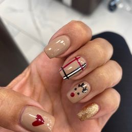 Christmas nail set Christmas nail set