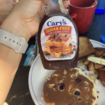 Blue Heaven - So glad they have sugar free syrup option - Breakfast & Brunch Near Me - Key West, Florida