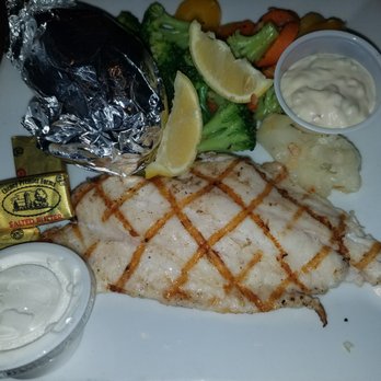 Capone's Flicker Lite - Grilled grouper - Pizza Near Me - Hollywood, Florida
