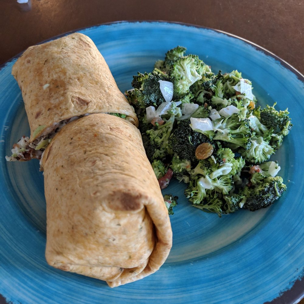 Three Crazy Bakers - The wrap was well done, and I agree with the consensus that the broccoli salad is excellent. All and all, a good find for lunch. - Bakeries Near Me - Moultrie, Georgia Three Crazy Bakers - The wrap was well done, and I agree with the consensus that the broccoli salad is excellent. All and all, a good find for lunch. - Bakeries Near Me - Moultrie, Georgia