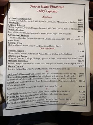 Menu photo 5 Nuova Italia St Charles, IL Menu photo 5 Nuova Italia St Charles, IL