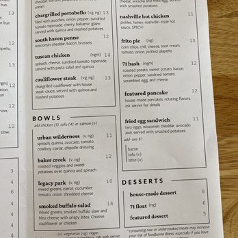 71 South - Menu - Breakfast & Brunch Near Me - Knoxville, Tennessee