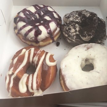 Good Dough - Blueberry Mascarpone Doughnut, Cookies & Cream Chocolate Old-Fashioned, Guava Cream Cheese Old-Fashioned, Brown Butter Doughnut - Donuts Near Me - Jacksonville, Florida Good Dough - Blueberry Mascarpone Doughnut, Cookies & Cream Chocolate Old-Fashioned, Guava Cream Cheese Old-Fashioned, Brown Butter Doughnut - Donuts Near Me - Jacksonville, Florida