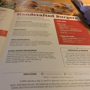 Applebee's Grill + Bar - Menu pages - Sports Bars Near Me - Cameron Park, California