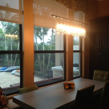 Budget Blinds - Bot cornices and sheer shades are used in this breakfast nook. - Shades & Blinds Near Me Budget Blinds - Bot cornices and sheer shades are used in this breakfast nook. - Shades & Blinds Near Me