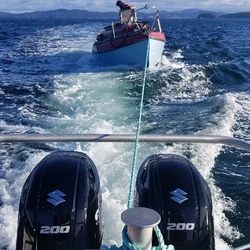 Eagle Eye Marine - Sail boat off to the dump.