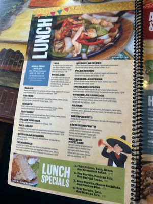 Menu photo 4 Los Mariachis Mexican Restaurant Columbus, OH