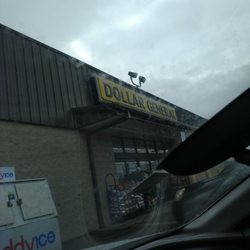 Dollar General - Cloudy,  rainy day for shopping.