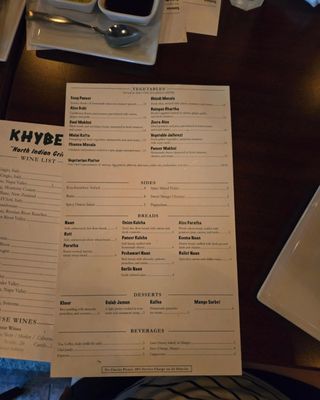 Menu photo 4 Khyber North Indian Grill Houston, TX