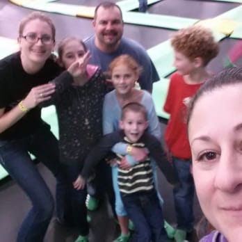 Rare Air Trampoline Park - Our gang on the main trampoline  havin fun! - Trampoline Parks Near Me - Redding, California