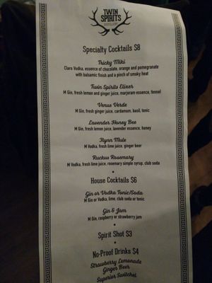 Twin Spirits Distillery Cocktail Room by null