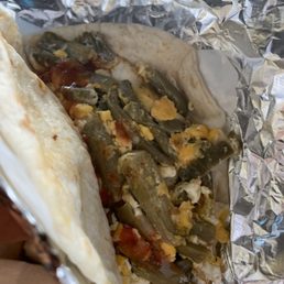 Egg & Nopalitos Taco Egg & Nopalitos Taco