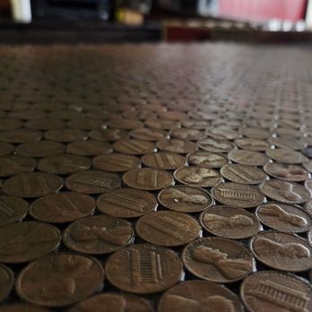 Pontiac Tap - Bar covered in pennies - Dive Bars Near Me - Providence, Rhode Island Pontiac Tap - Bar covered in pennies - Dive Bars Near Me - Providence, Rhode Island