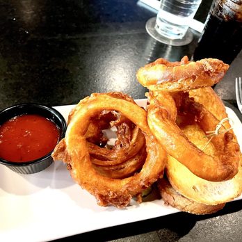 BRU Burger Bar - Indianapolis - Patty  Onion Rings Patty Melt Sandwich - Burgers Near Me - Indianapolis, Indiana
