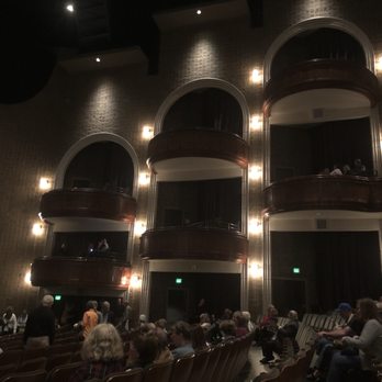 Peace Center For Performing Arts - Box seating and the stone aesthetic inside the Peace Center. - Performing Arts Near Me - Greenville, South Carolina