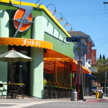 Fred 62 - The exterior of the iconic Fred 62. - Diners Near Me - Los Angeles, California Fred 62 - The exterior of the iconic Fred 62. - Diners Near Me - Los Angeles, California