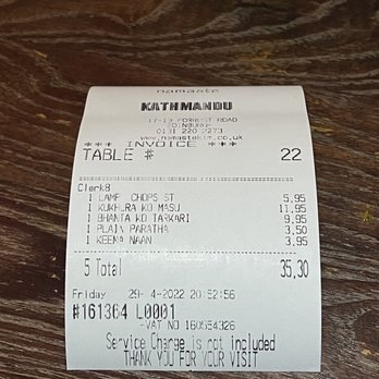 Namaste Kathmandu - Himalayan/Nepalese Near Me - Edinburgh, EDH