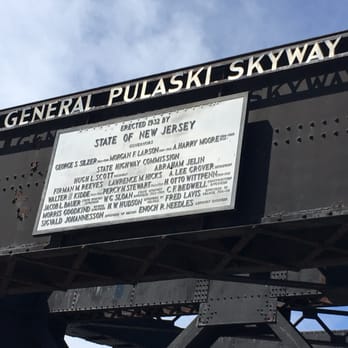 Pulaski Skyway - Stuck in traffic and took a picture of the landmark sign of General Pulaski Skyway. - Landmarks & Historical Buildings Near Me - Jersey City, New Jersey Pulaski Skyway - Stuck in traffic and took a picture of the landmark sign of General Pulaski Skyway. - Landmarks & Historical Buildings Near Me - Jersey City, New Jersey
