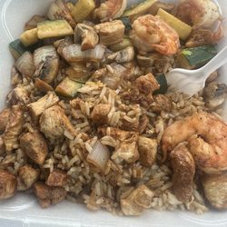 Yukiho Japanese Restaurant - Chicken and Shrimp Combo