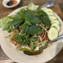 Simply Khmer - Pleah Sach Ko (Khmer Beef Salad)