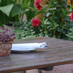 Landhotel Gasthof "Zur Krone" - Im Biergarten...